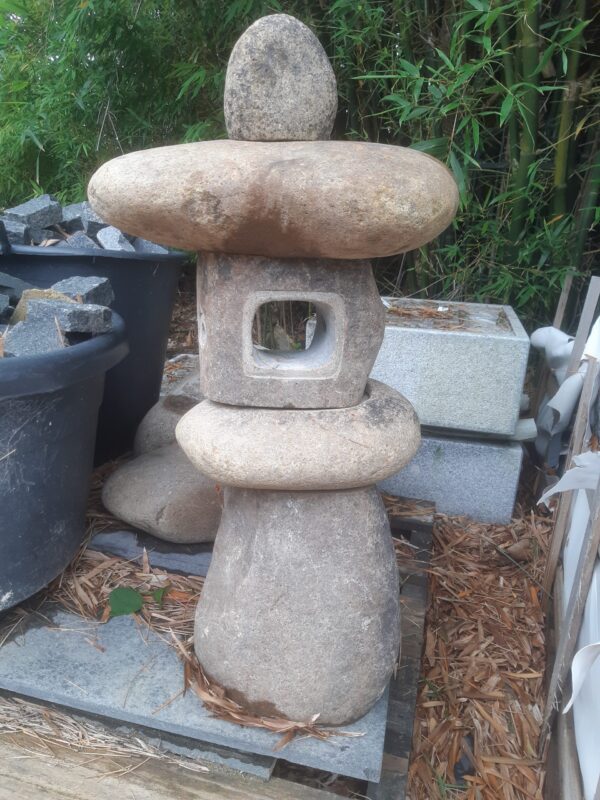 Japanese style stone lantern