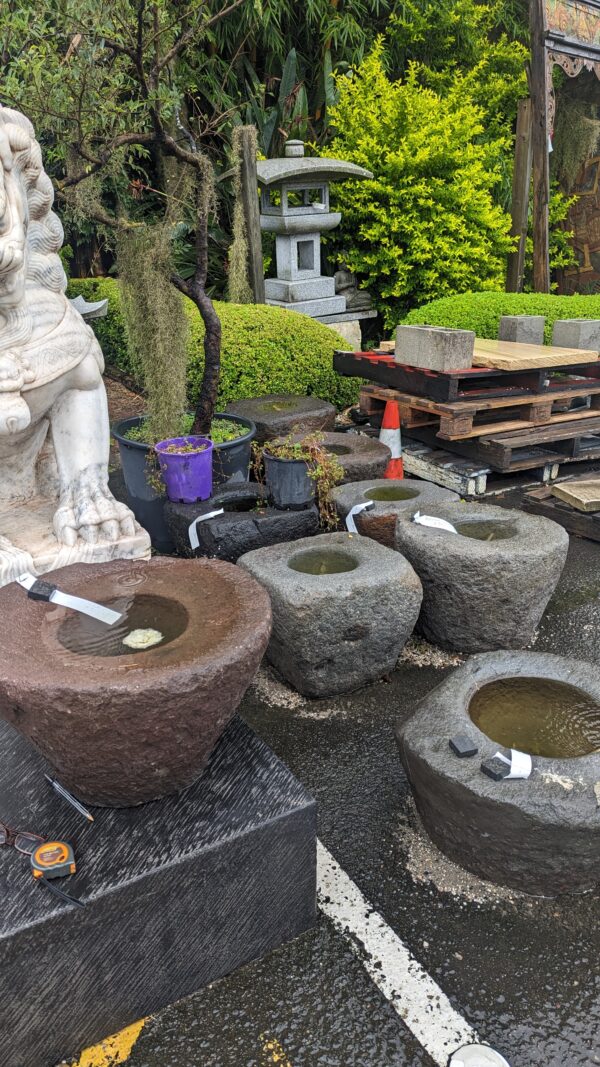 Group of Balinese water bowls